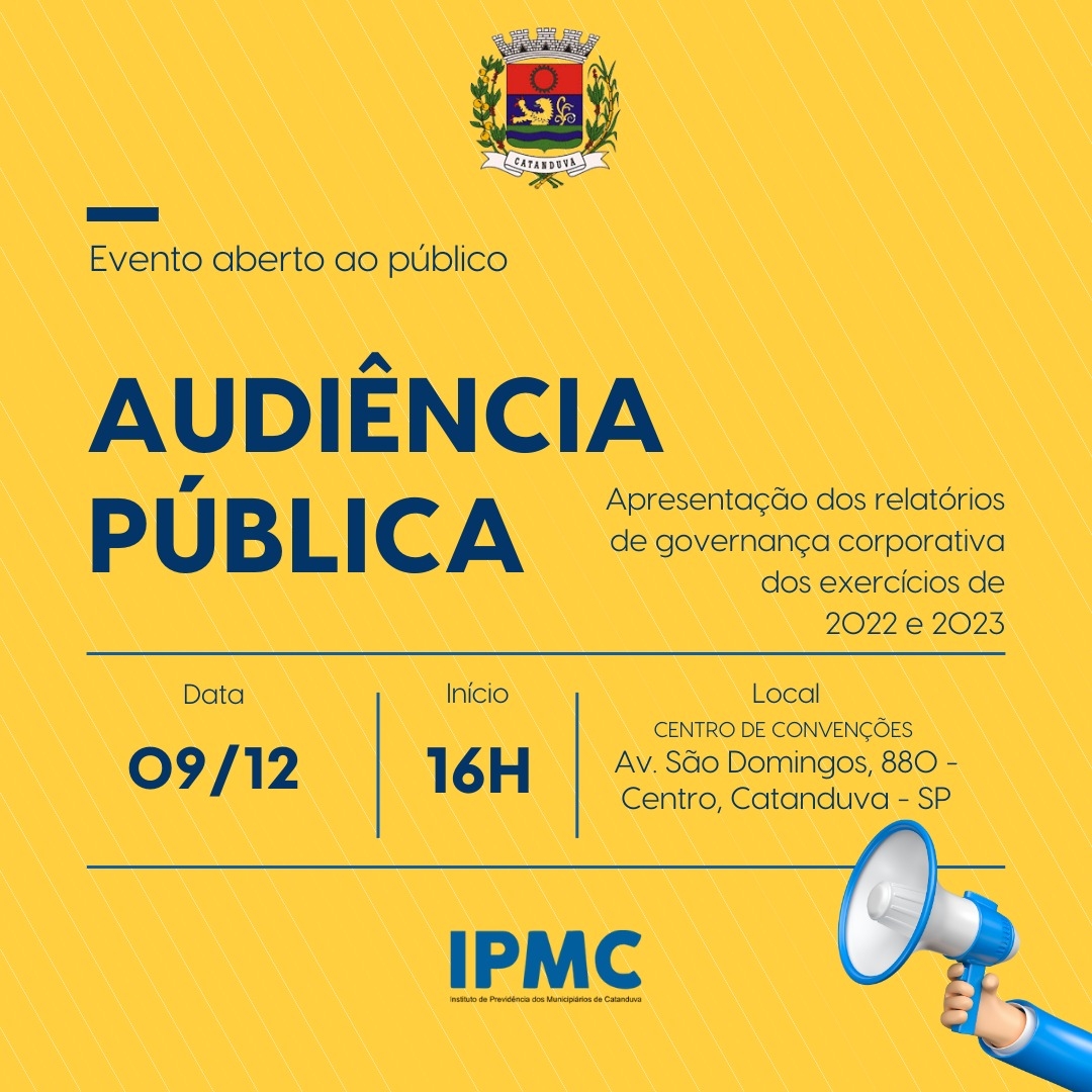Audiência Pública - 09/12/2024, às 16h