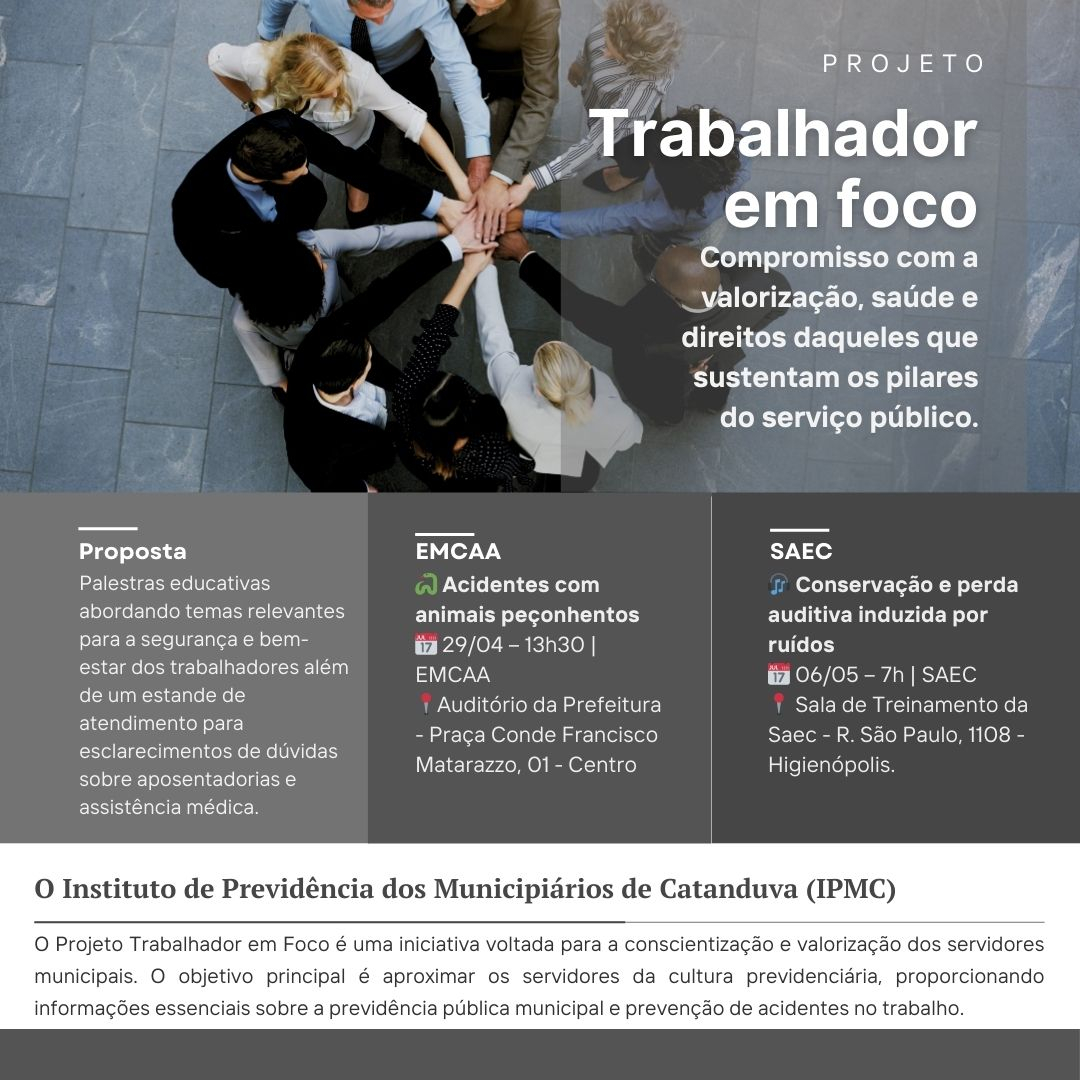 Projeto Trabalhador em Foco 